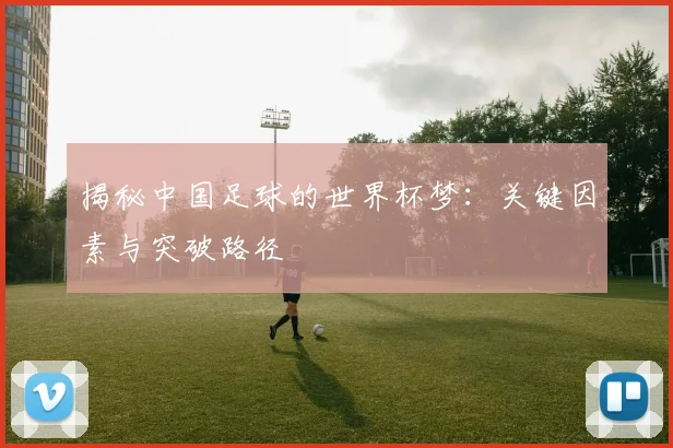 揭秘中国足球的世界杯梦：关键因素与突破路径